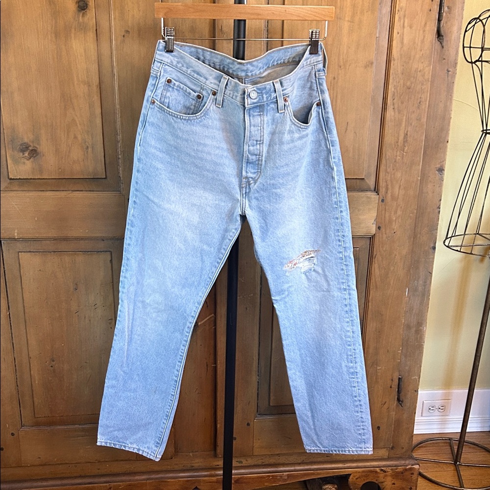 Levi’s 501 150th Edition Light Wash Blue Jeans
